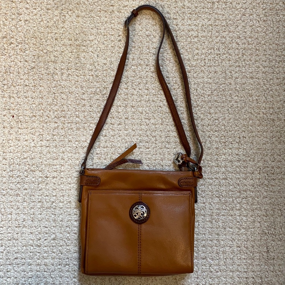 Brighton pebbled leather crossbody